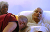 Dalai Lama visits George Fernndez